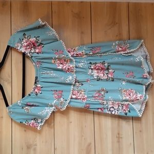 RUE 21 Floral Romper